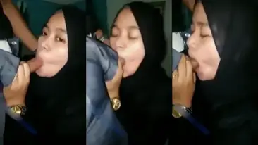 Bokep Hijab Ketagihan Isap Kontol Crot Mulut Ditelan